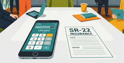 SR-22 insurance cost calculator showing Florida premium rates after violations